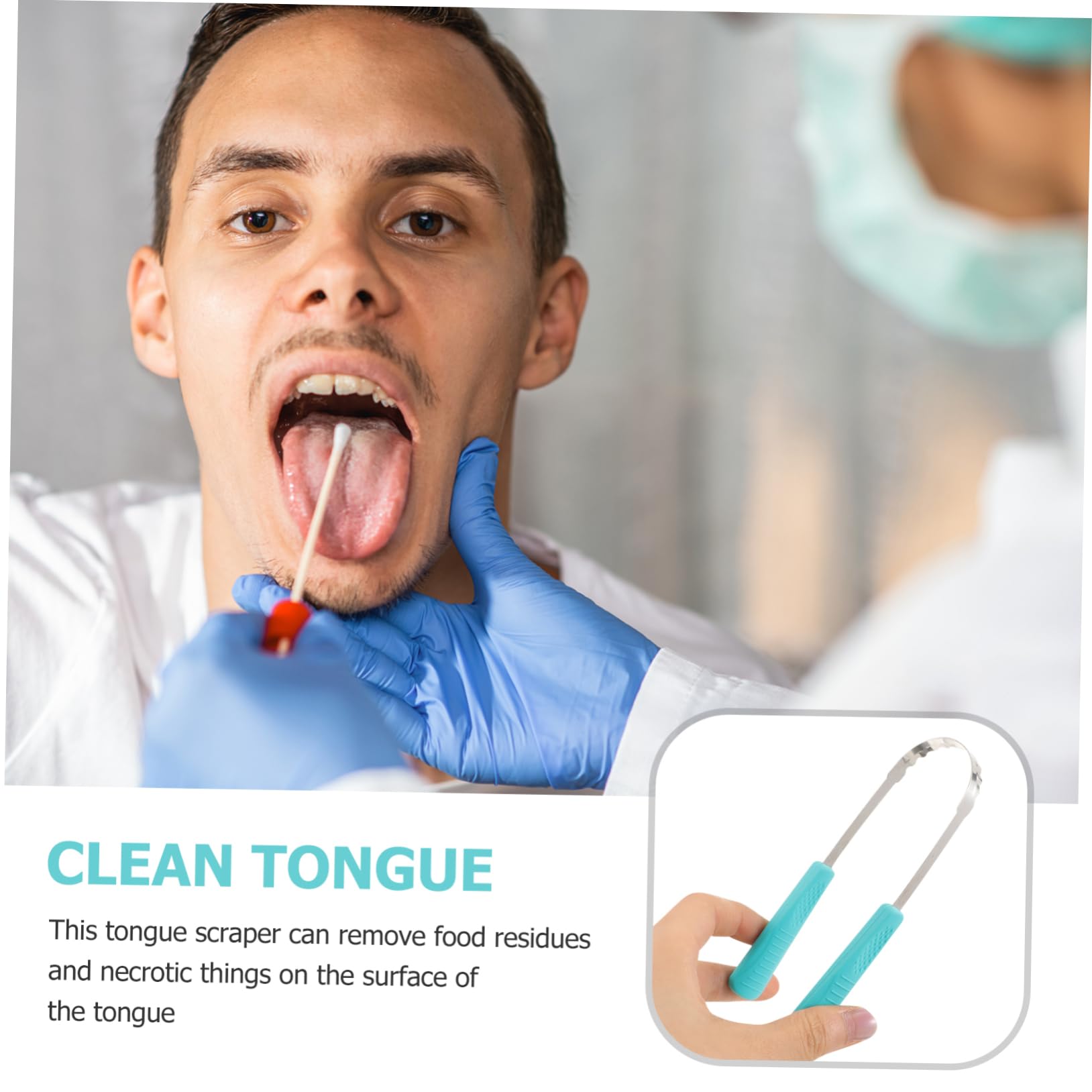 Didiseaon 15pezzi Raschietti Per La Della Lingua Silicone Reutilizzabili Per Adulti e Residui Colore Pratici e Facili Usare