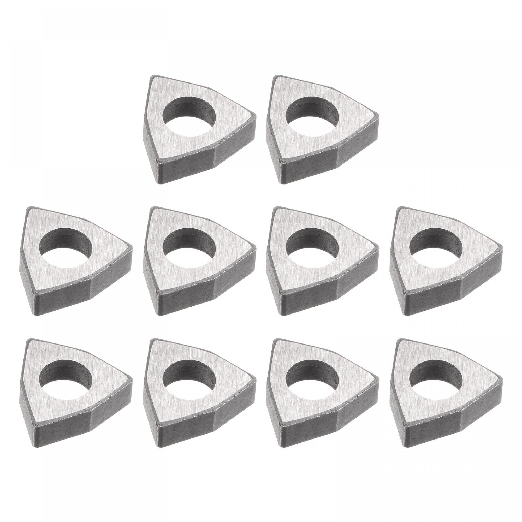 Cales de selle en carbure MW0804 uxcell lot de 10 plaquettes de support pour tournage