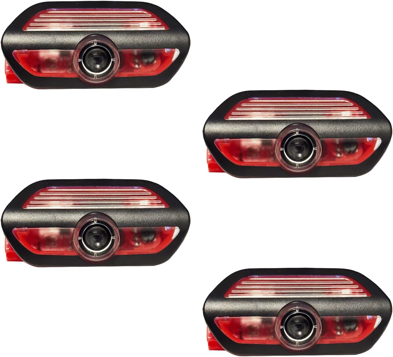 4Pcs No Fade Car Door Lights, HD Lighting Projector LED Welcome Light Ghost Shadow Accessories for A/B/C/E/M/ML/GL/GLA/GLC/GLS Series Running Board Lights