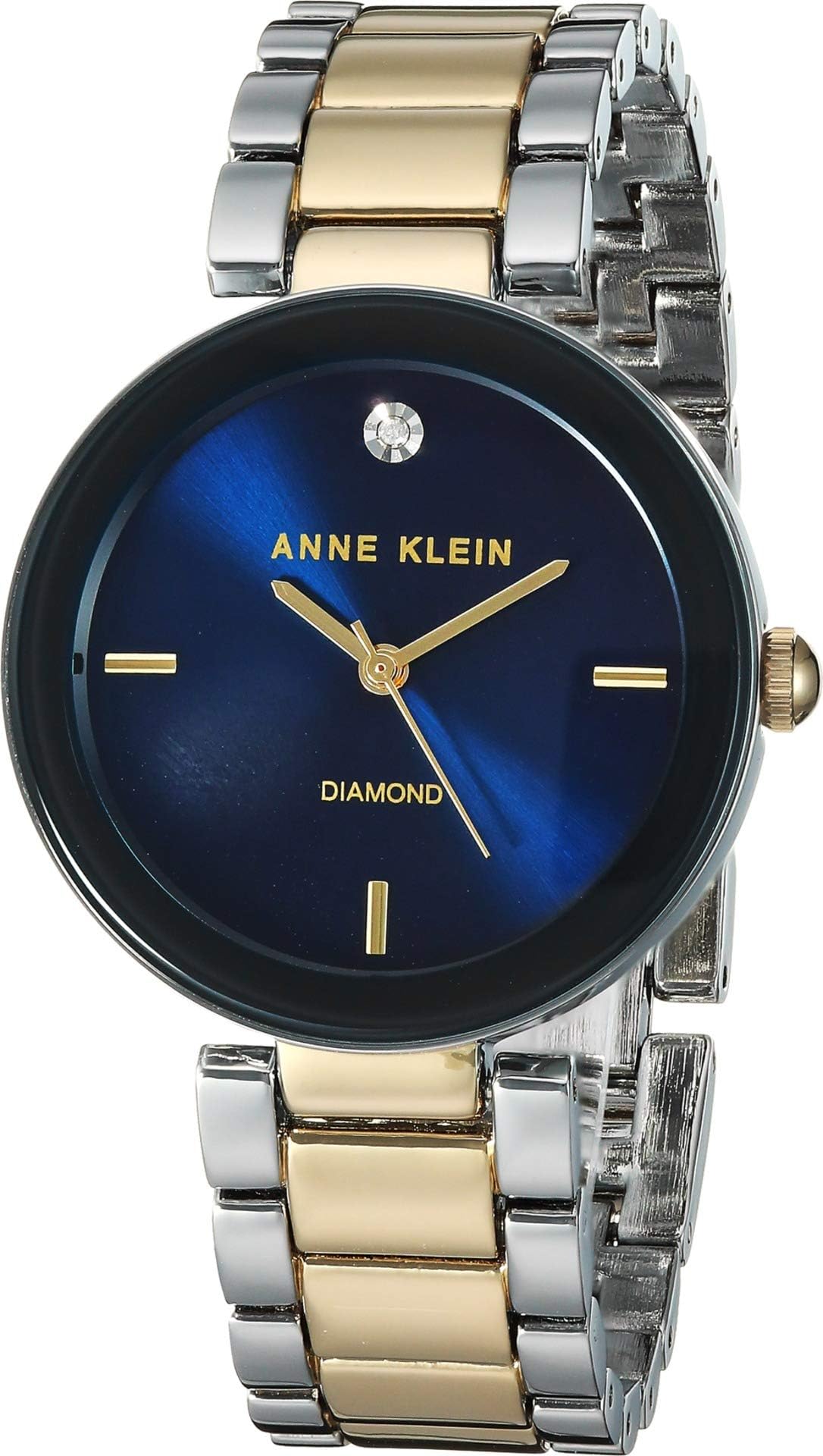 Anne Klein Diamond Accent Watch AK/1363NVTT