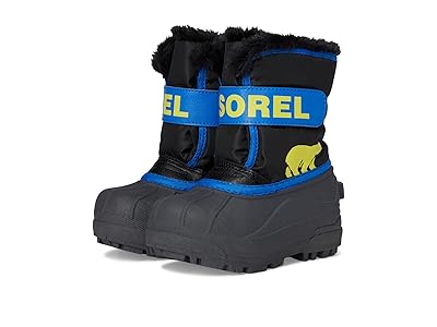 SOREL Kids Childrens Snow Commander (Toddler/Little Kid) Kids Shoes Black/Super Blue 