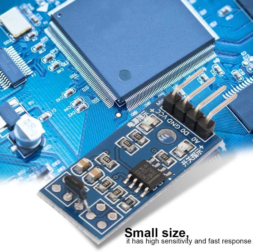 5PCS 3144E Hall Effect Sensor Magnetic Sensor Module Counting Sensor Magnetic Detector T104