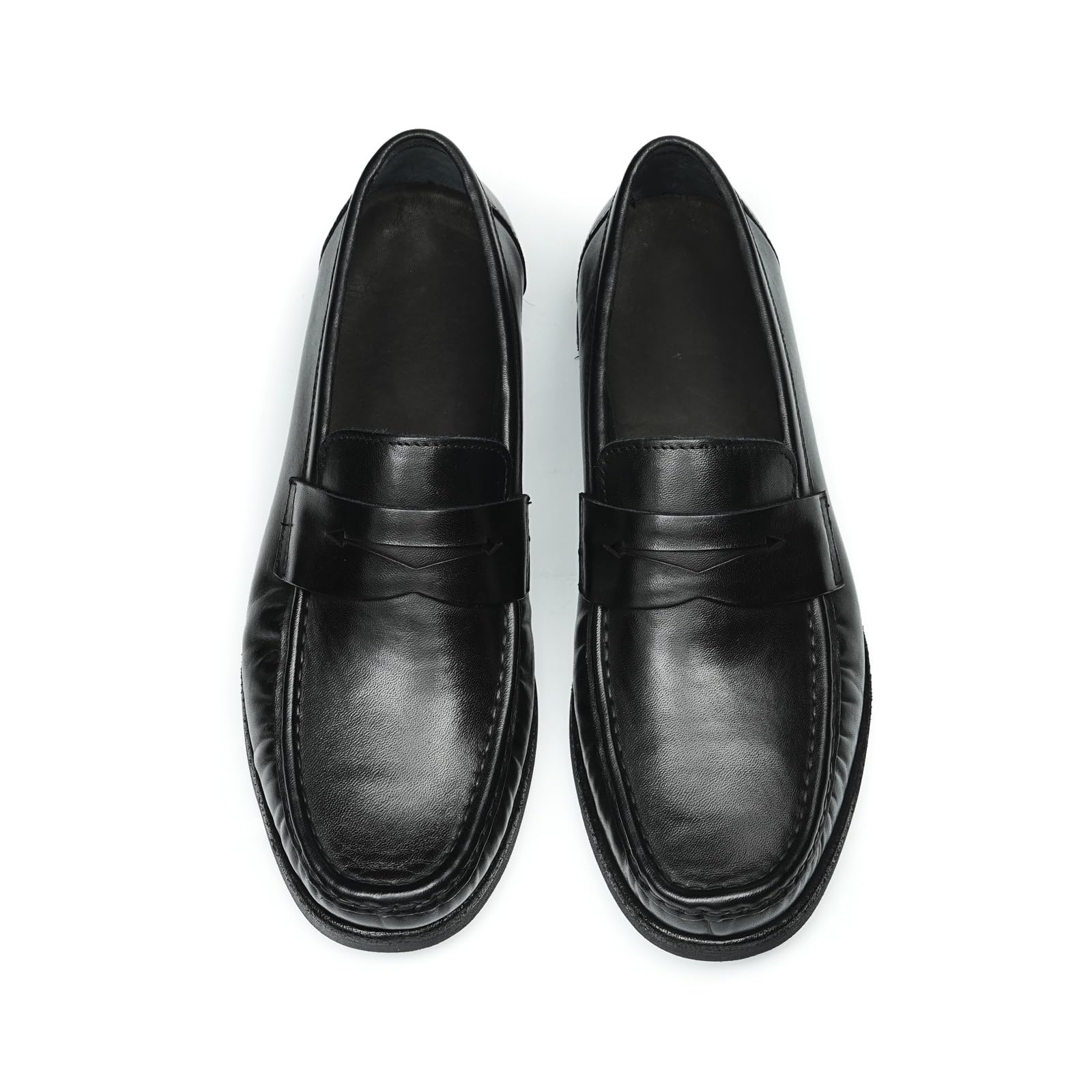 Mocasines Retro Suaves Cómodos en Cuero Genuino para Hombre Zapatos Slip On Hechos a Mano Casuales Negocios
