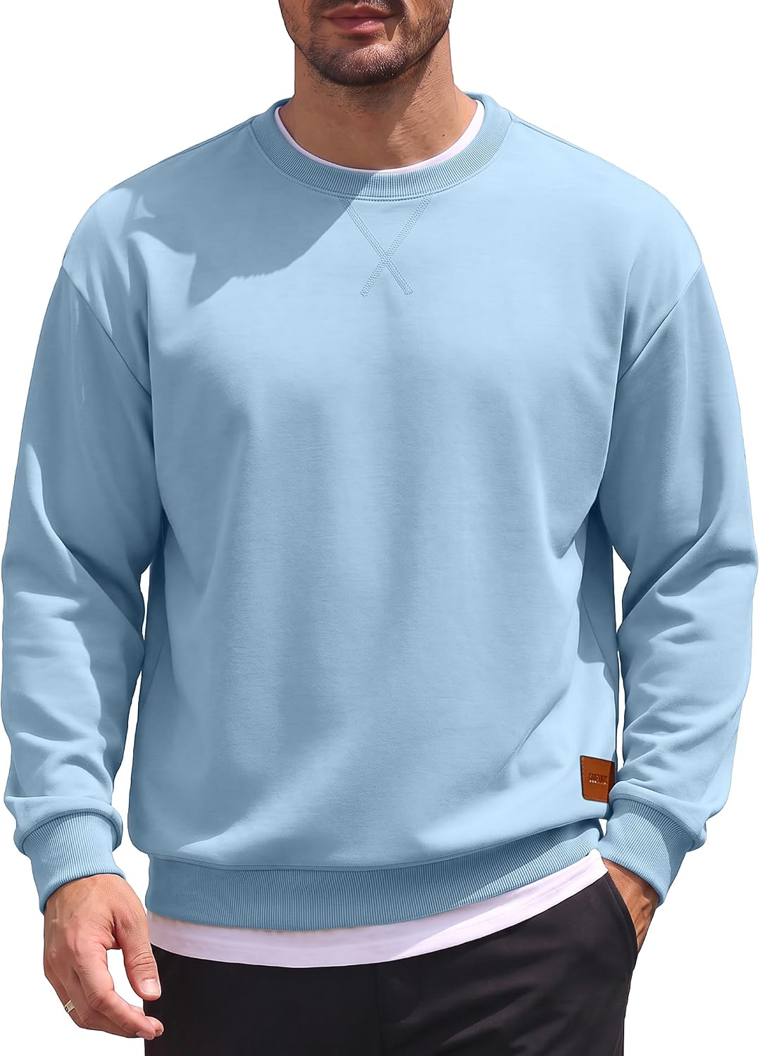 COOFANDY Men's Sweatshirt Casual Long Sleeve Crewneck Pullovers Sweatshirt