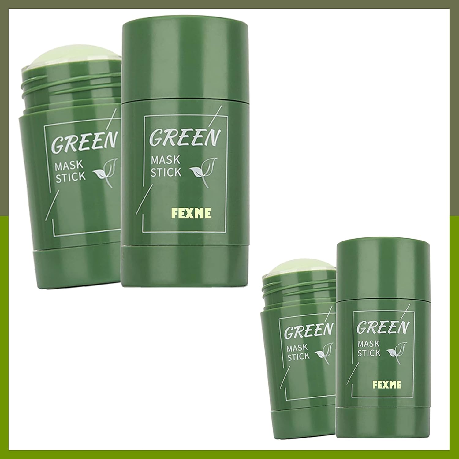 Buy FEXME Green Mask Stick For Face Men Green Tea Cleansing Mask Stick