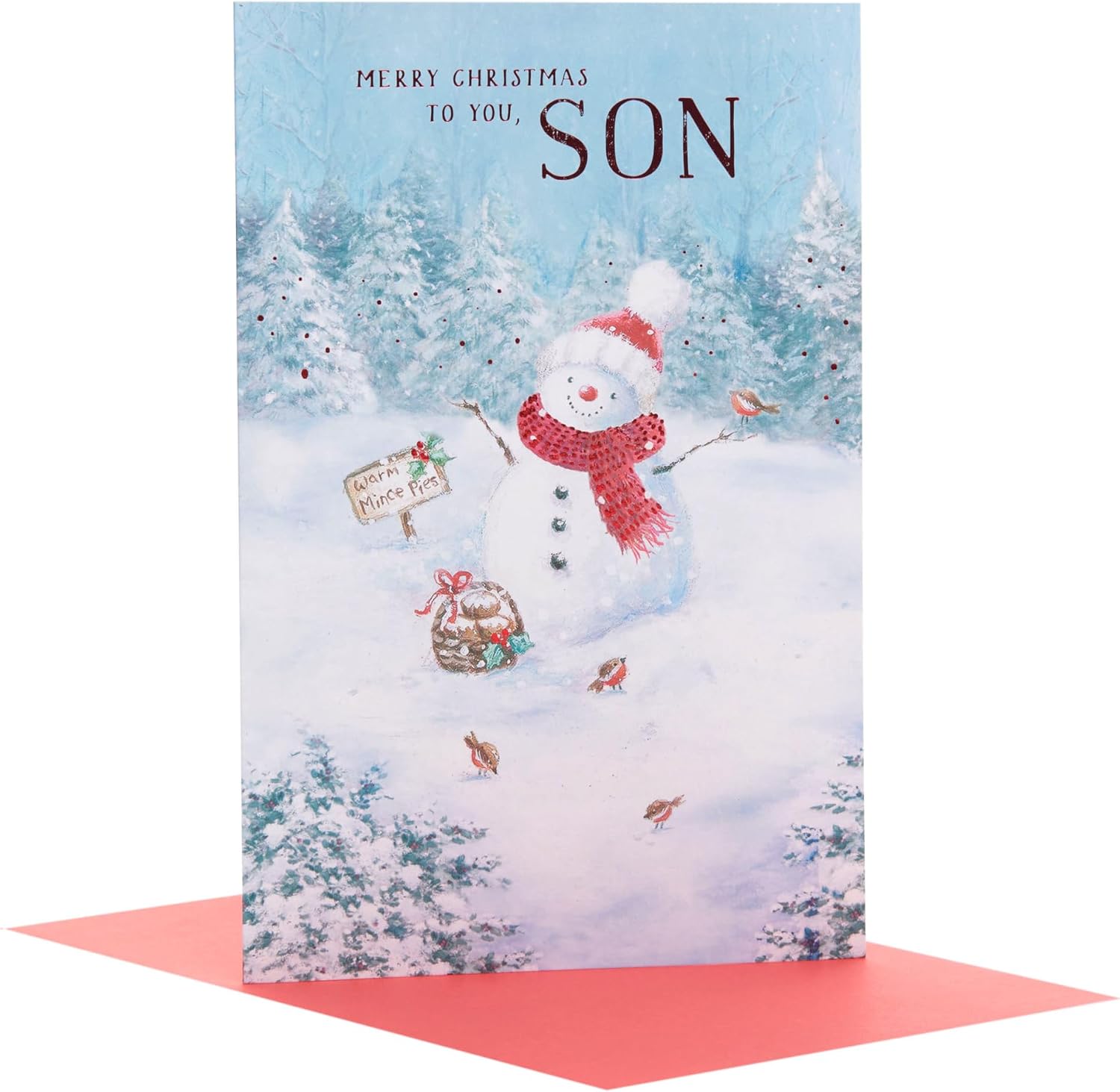 UK Greetings Christmas Card for Son - Funny Design