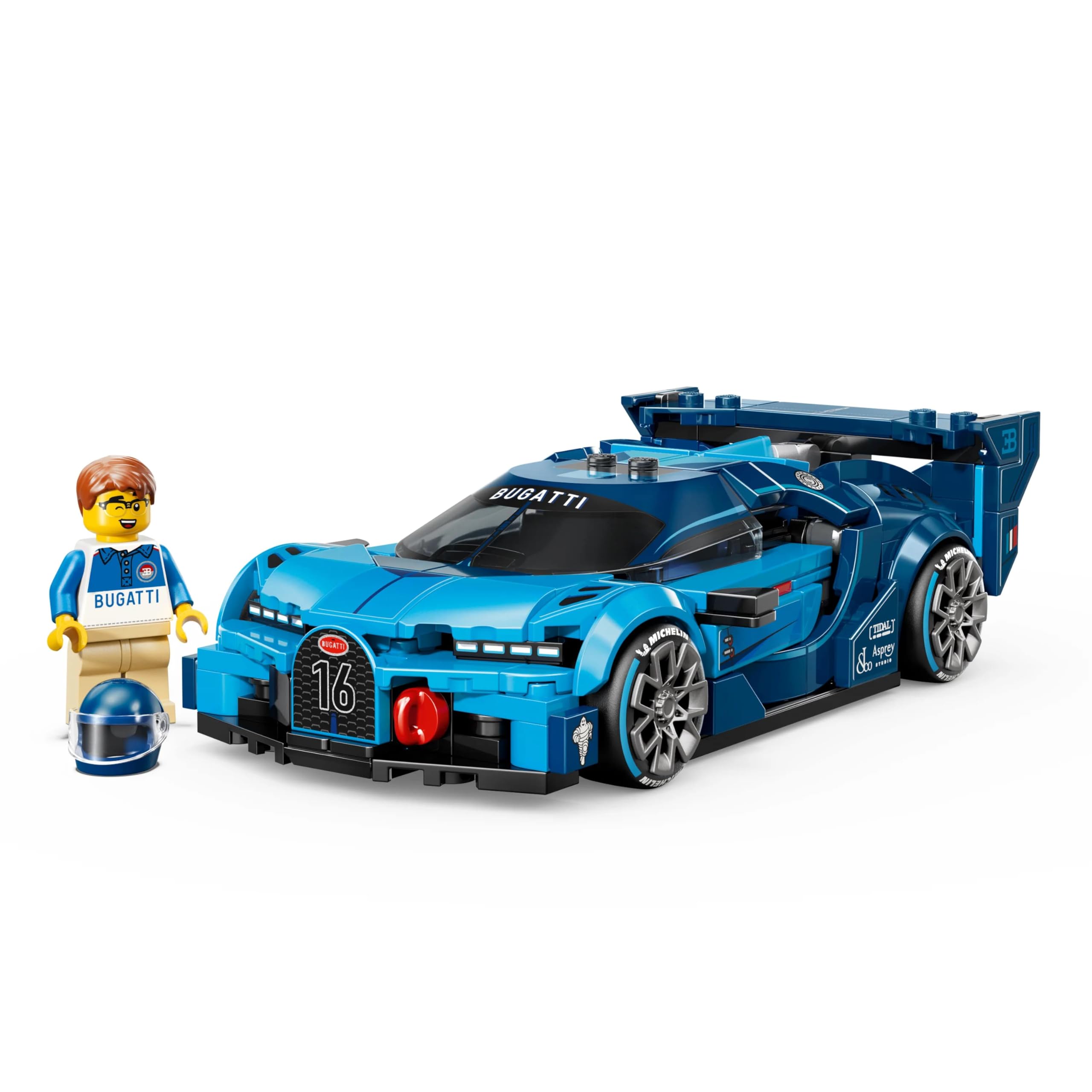 LEGO Speed Champions Bugatti Vision Gran Turismo Hyper Sports Car Model Kit and Building Set 77253 — Amazon image 5