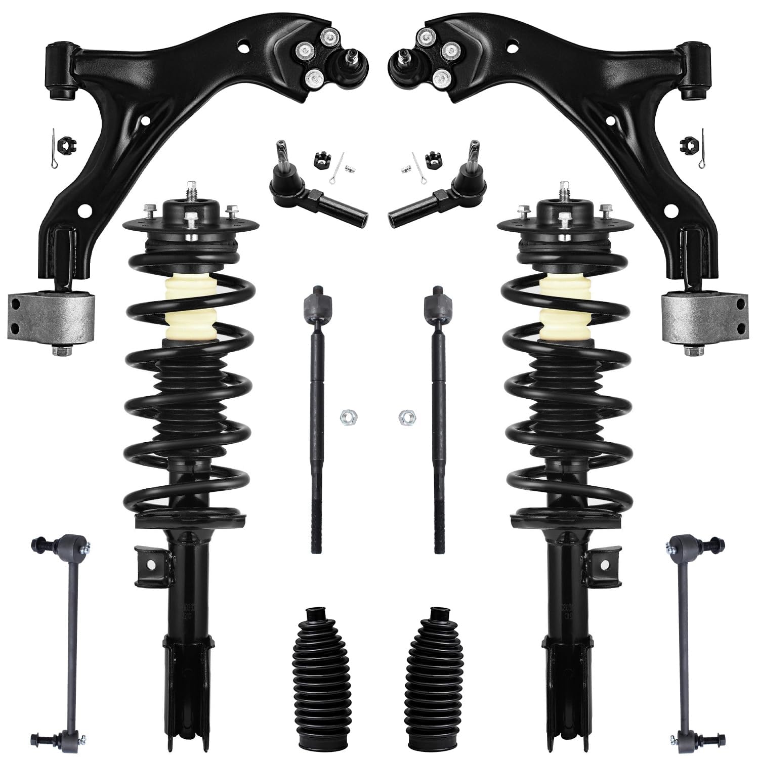 Detroit Axle - 12pc Front End Suspension Kit for 05-06 Chevrolet Equinox