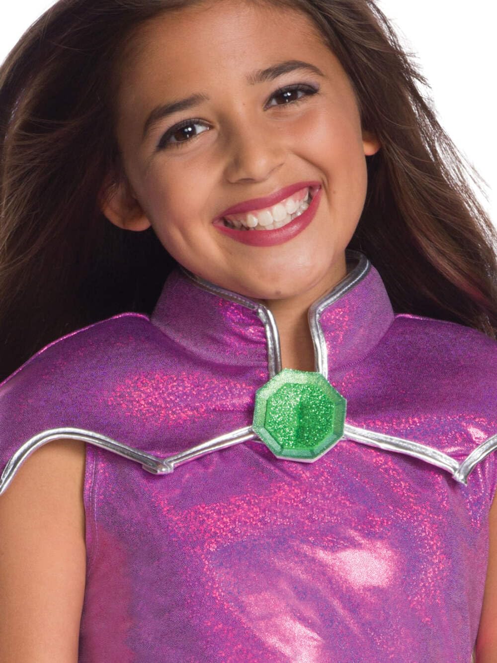 DC Superhero Girls Deluxe Starfire Girls Fancy Dress Medium Costume, Różowy, M