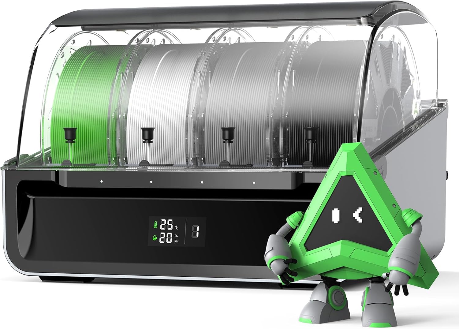 Creality CFS for K2 Plus 3D Printer, 16 Color Automatic Filament System, Filament Runout & Winding Detection, Moisture-Proof Storage Accessories