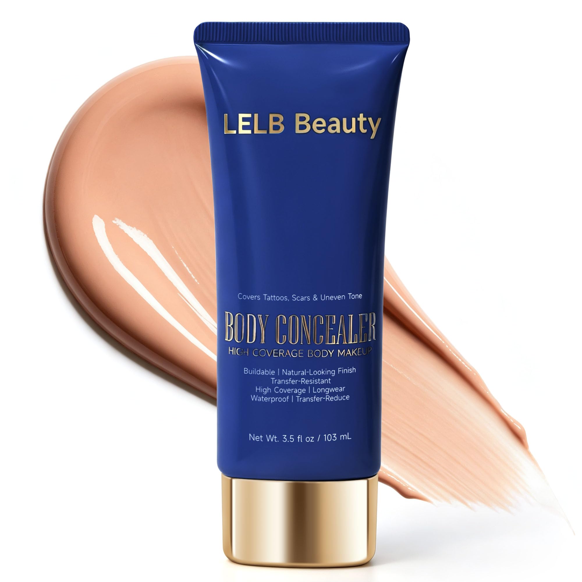 Photo 1 of LELB Body Coverage Perfector Foundation - Golden, 3.5 Oz