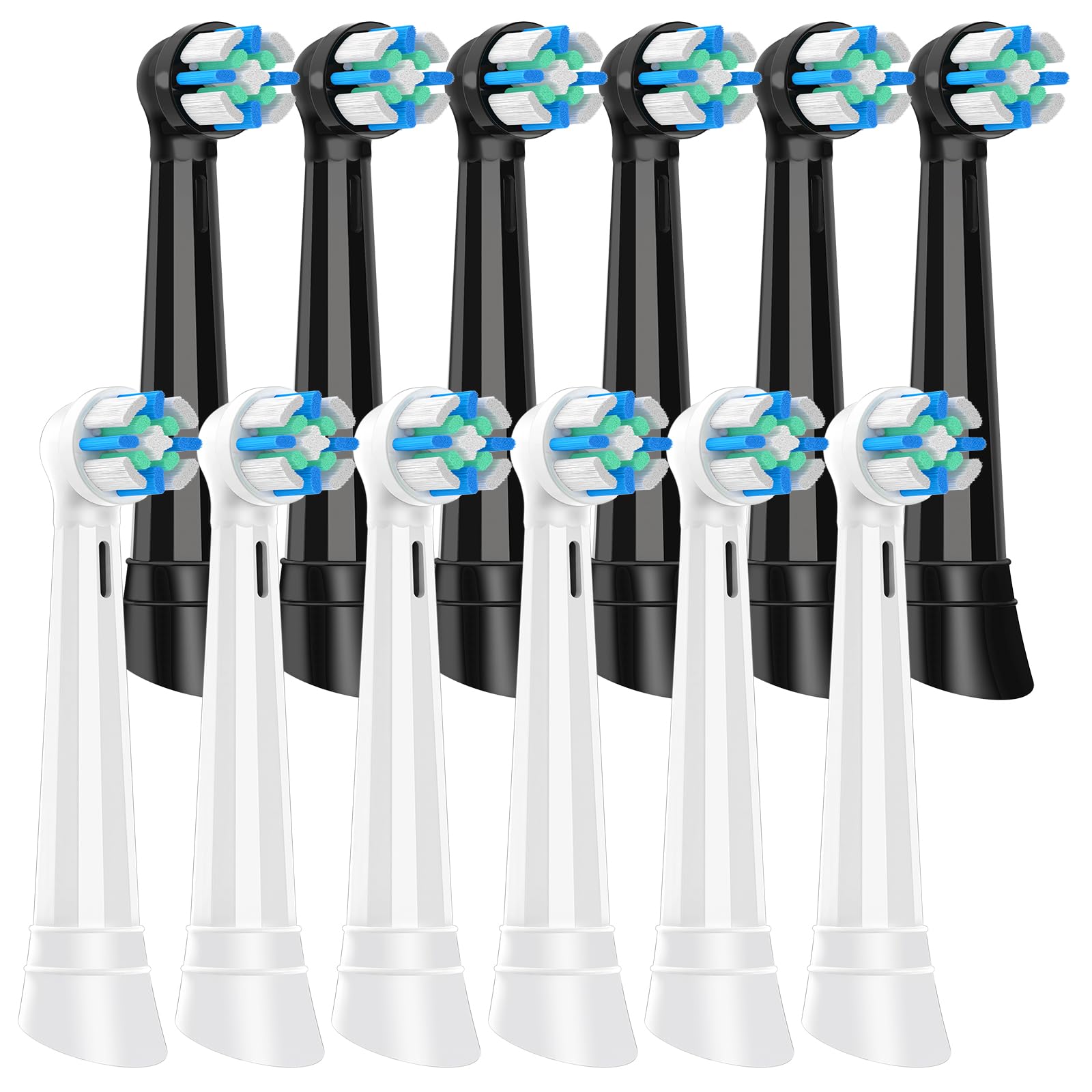 Photo 1 of 12 Pack iO Replacement Heads Compatible with Oral B iO, Toothbrush Heads Compatible with iO 2 3 4 5 6 7 8 9 10 Series Electric Toothbrush, with Covers