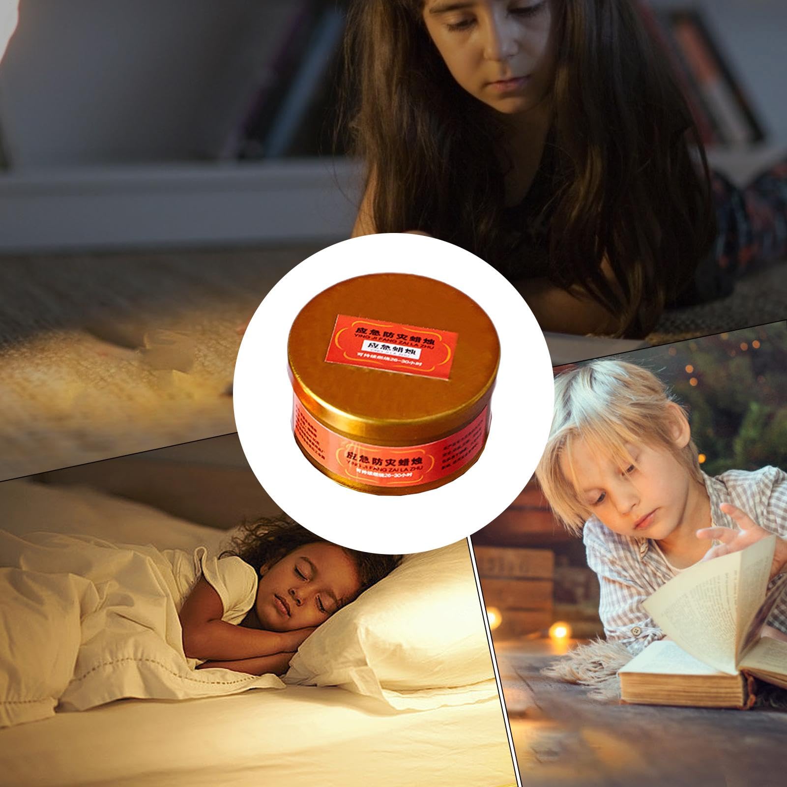 Survival Candles - Emergencies Preparedness Candle, Waterproof And Windproof | Long Lasting Multi Wicks Candles For Camping, Survival Gear Disaster Supplies Kit Home Powers Outage Portable Candles Kit