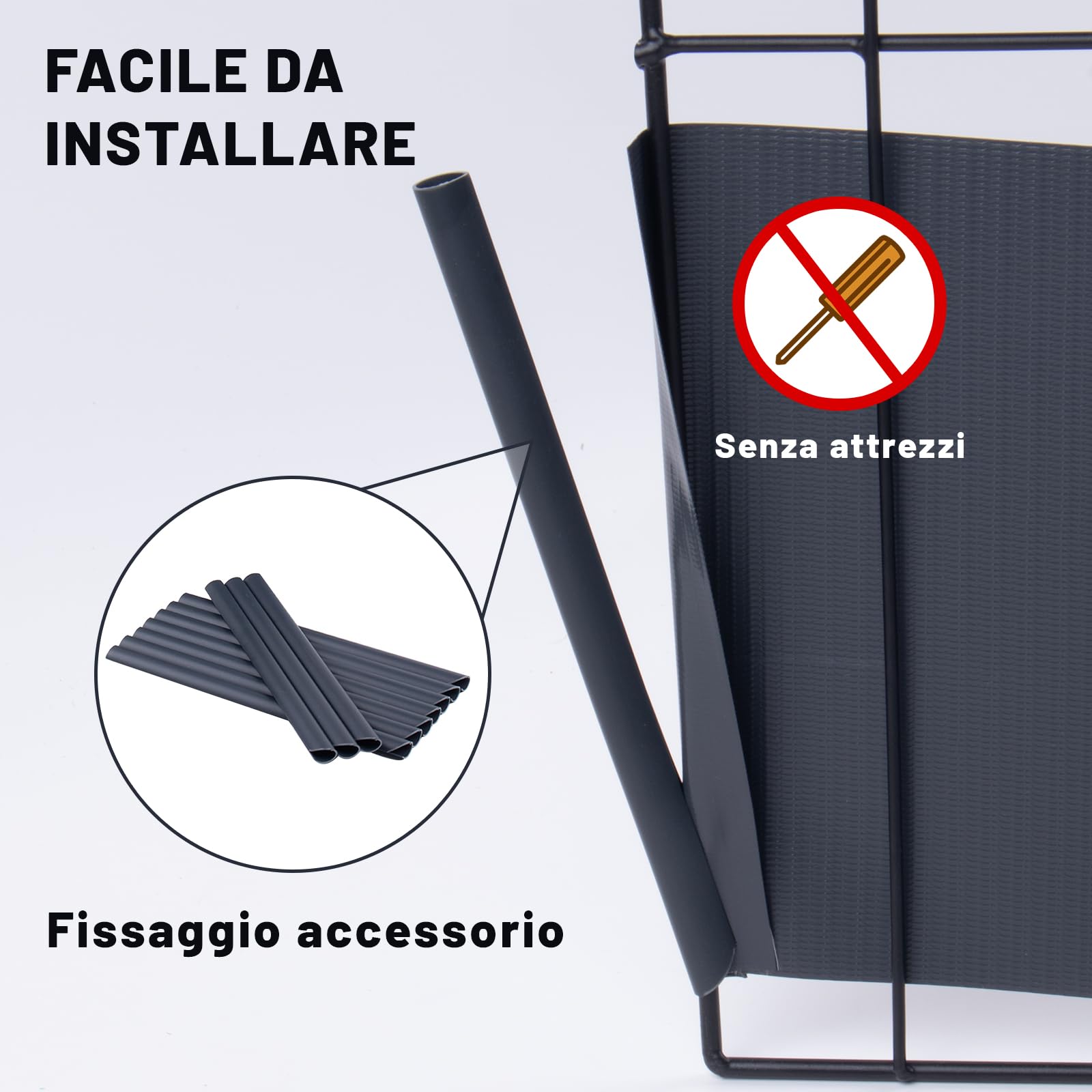 HENG FENG Strisce Frangivista PVC,per Recinzione a Doppio Picchetto 35m x 19cm,450g/m²,Anti-UV,Impermeabile,Antistrappo,Incluse 20 Clip–Protezione Privacy per Giardino e Balcone (Antracite)
