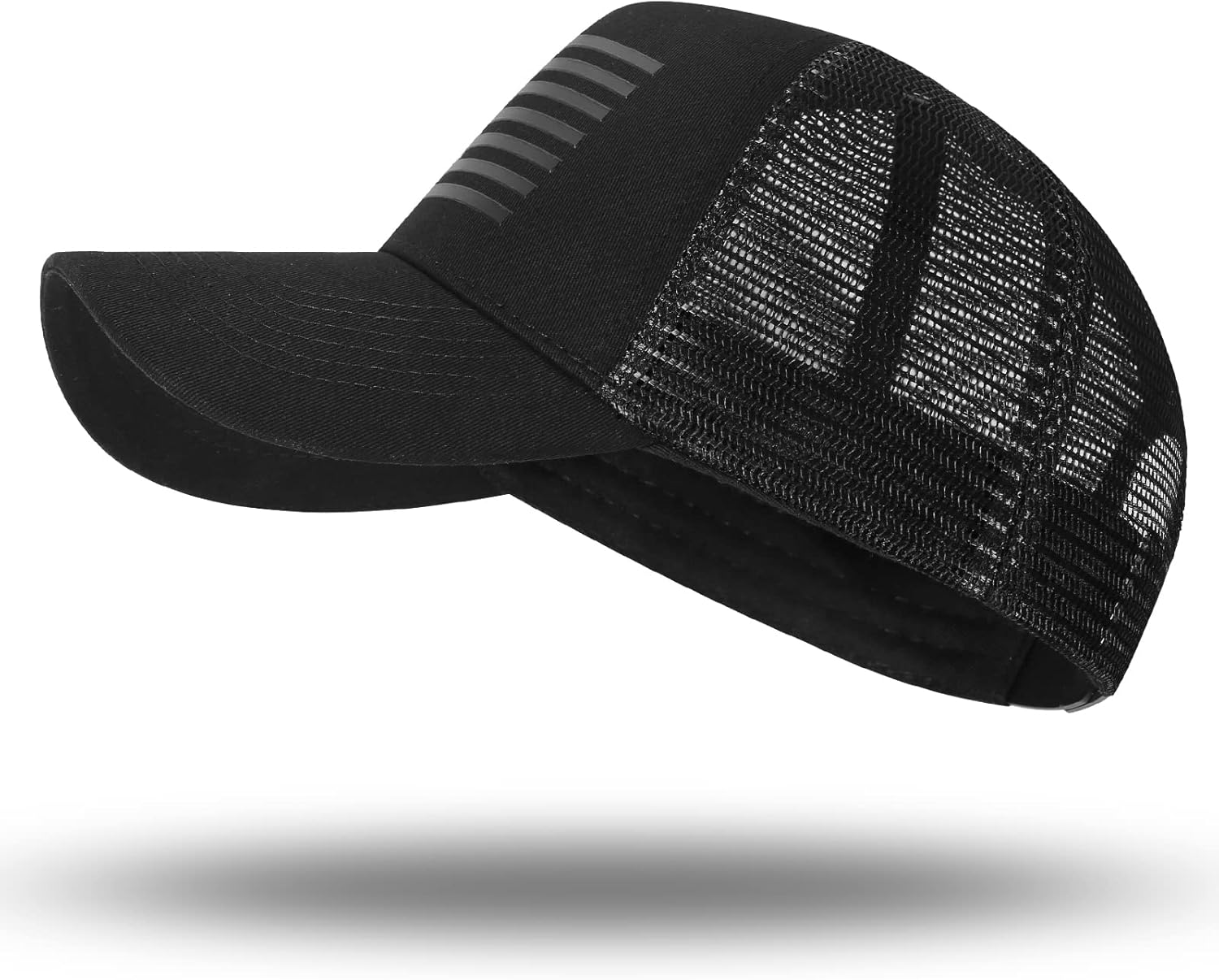 American Flag Trucker Hat - Snapback Hat, Baseball Cap for Men Women - Breathable Mesh Side, Adjustable Fit - for Casual Wear - Image 3