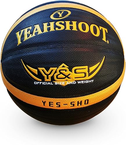 Balones de baloncesto al aire libre Tamaño 7 (29.5 pulgadas) Baloncesto de cuero con bomba para juegos de baloncesto juveniles