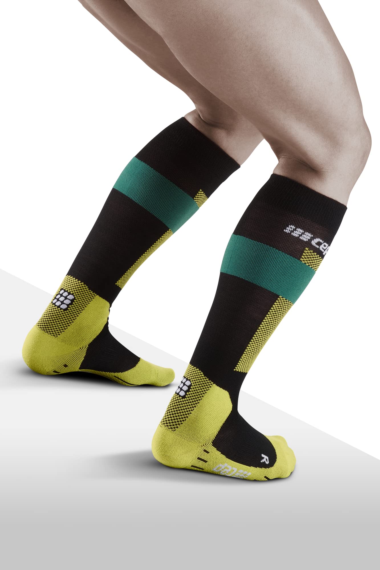 CEP Chaussettes de compression hautes de randonnée en laine mérinos