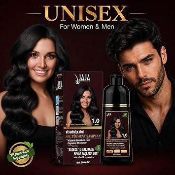 Siyah (Black) Saç Pigment Şampuanı 1.0 | 300 ML & Vitamin İçerikli