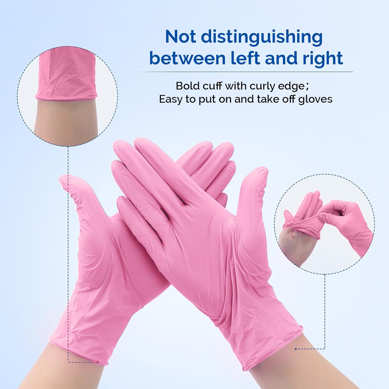 JMU Nitrile Gloves Case, Medium Disposable Exam Gloves(2400 PCS)