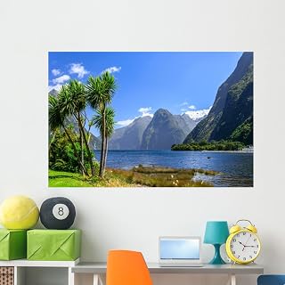 Wallmonkeys Milford Sound New Zealand Wall Mural Peel and Stick Graphic (60 in W x 40 in H) WM363467