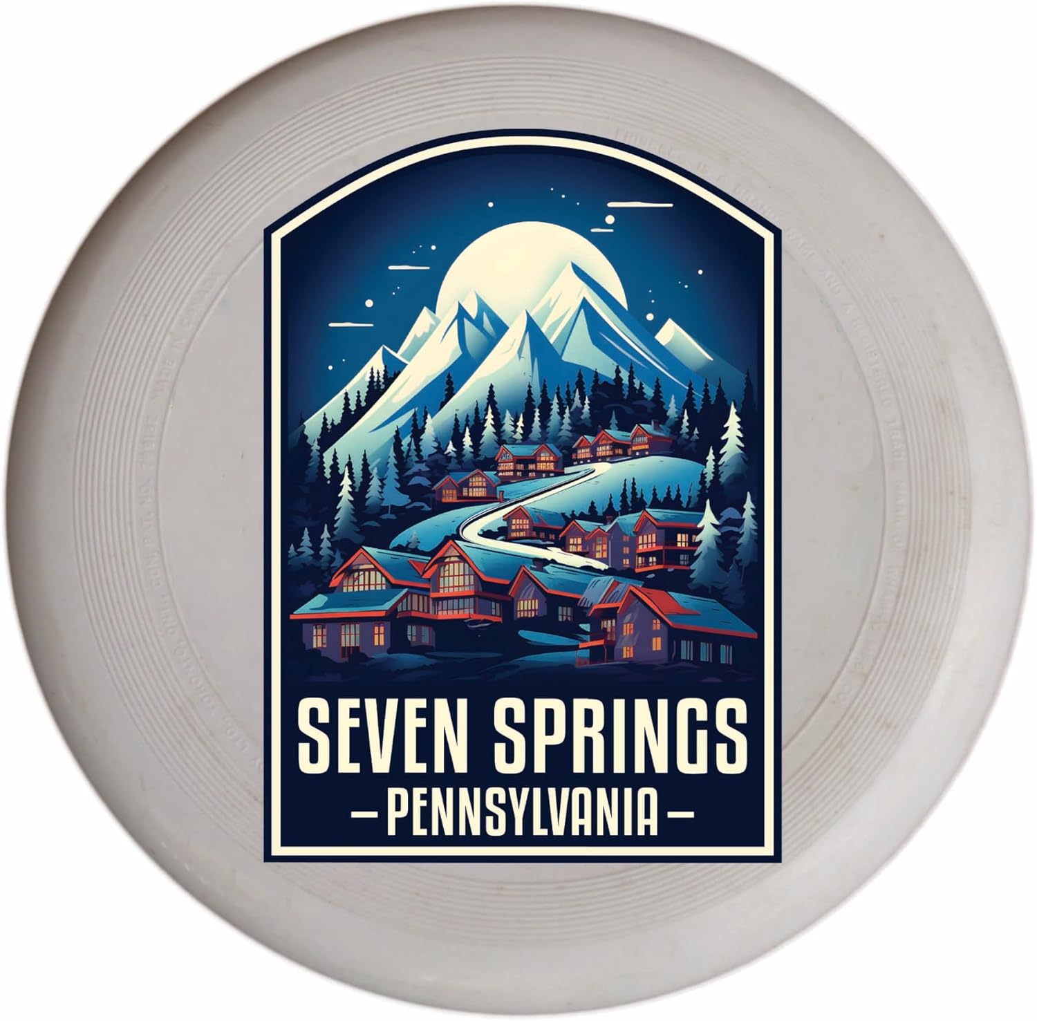 Shanghai China Old Town Design Souvenir Flying Disc 4-Pack