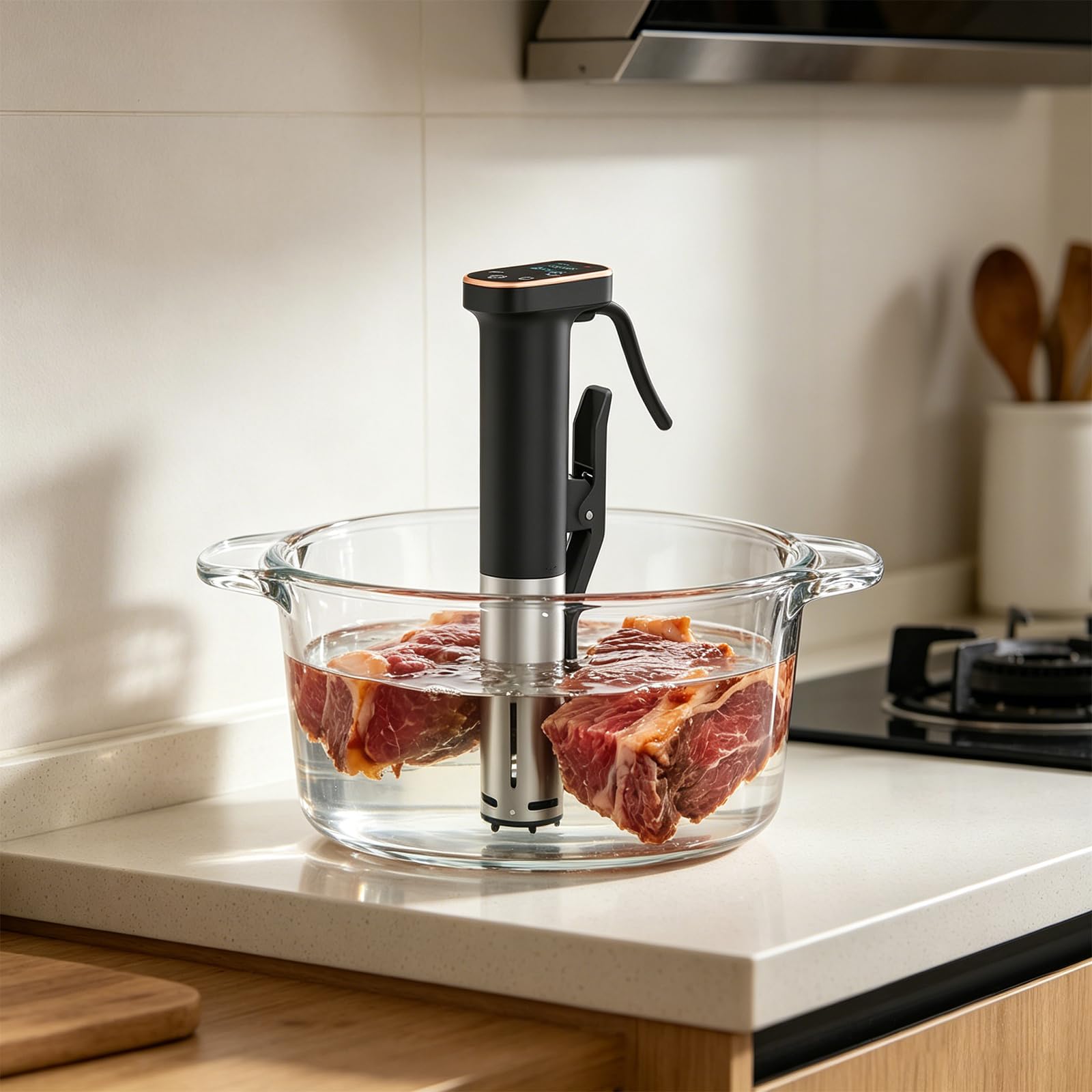 Sous Vide Stick, Faitout de précision 1400 W, étanche IPX7