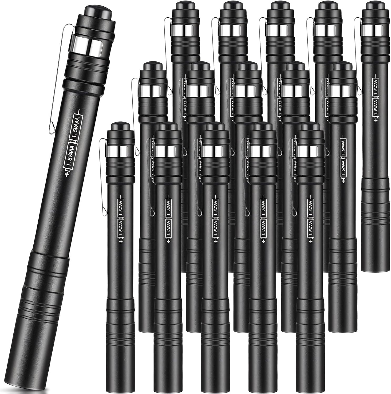 15 Mini LED Pocket Flashlights – Black Bulk Gifts for Camping & Emergencies 15 Mini LED Pocket Flashlights – Black Bulk Gifts for Camping & Emergencies