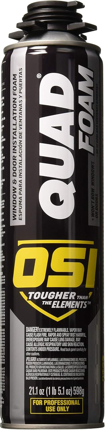 20.45 oz OSI 1866185 Quad Window and Door Foam Sealant