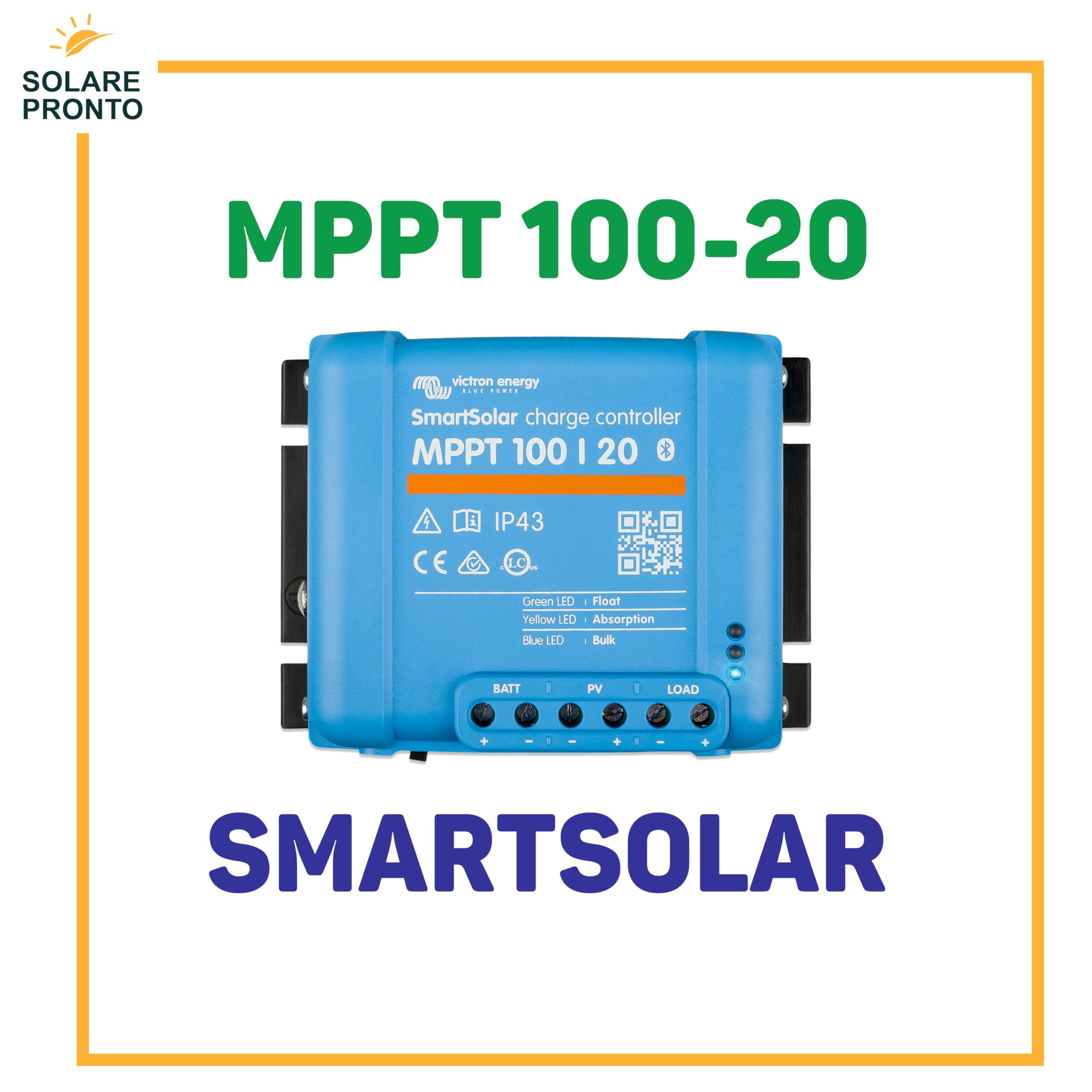 Zestaw solarny 12 V, 1 panel słoneczny + ładowarka MPPT 100/20 do kampera i łodzi - kompatybilny z Victron