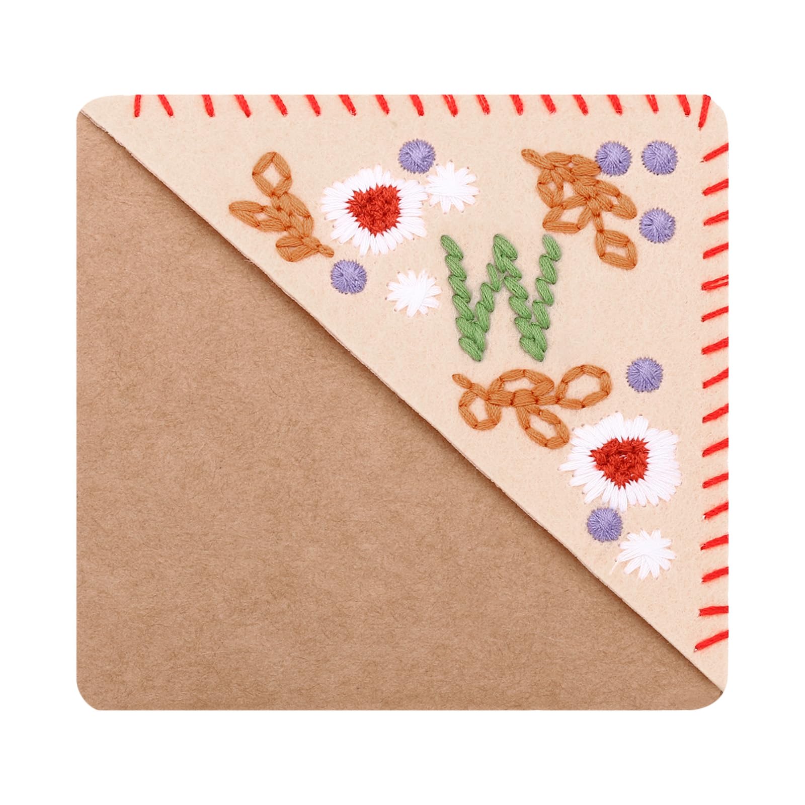 PATIKIL Personalized Embroidered Corner Bookmark
