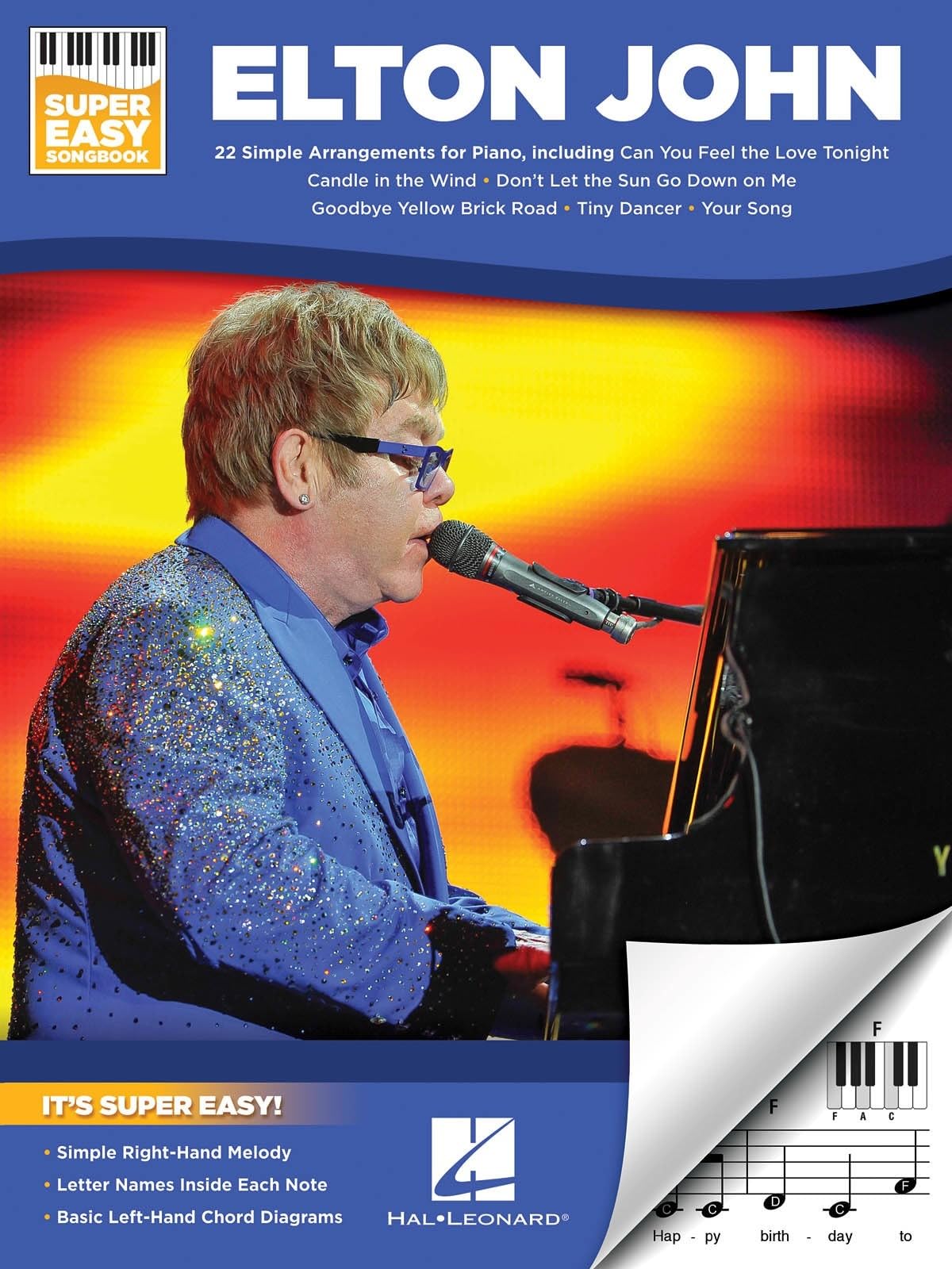 Elton John Super Easy Songbk