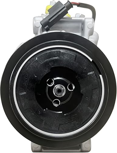 Miniatura 3 de RYC - Nuevo compresor de aire acondicionado automotriz y embrague de A/C AEH345 (se adapta a BMW 535i 3.0L 2008-2010; compatible con BMW 535i xDrive