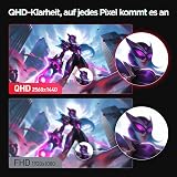 KOORUI G2721E Ecran PC Gamer 27 Pouces, 320Hz, Fast IPS, QHD 1440P Ecran Gaming, 1ms, HDR 400, Adaptive Sync,Compatible VESA 75 * 75mm, HDMI 2.0/DP1.4, Réglage Ergonomique - 3