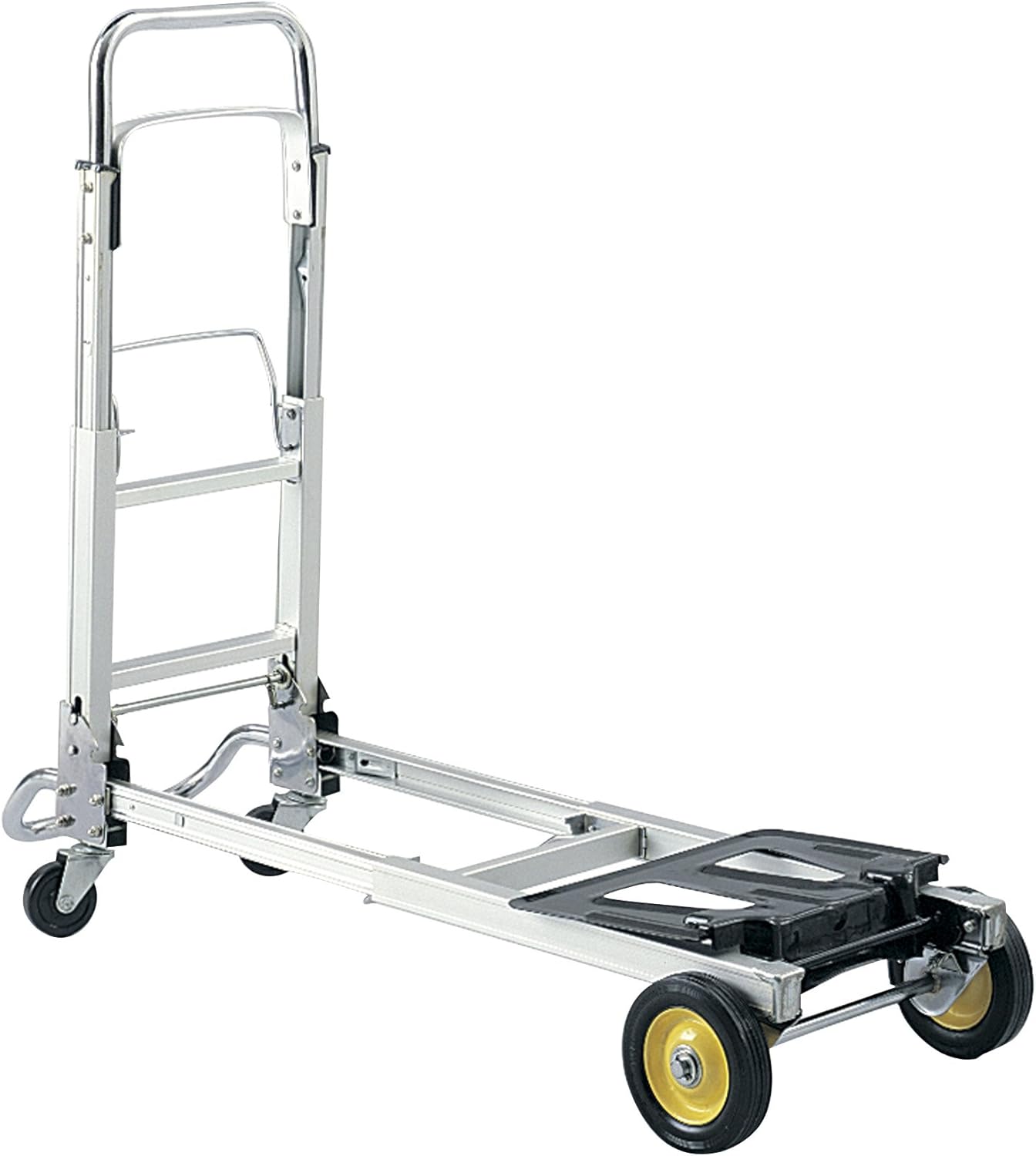 Safco, Hide-Away Convertible Hand Truck, 2-in-1 Platform Truck, Folding Dolly Cart, Aluminum Frame : Everything Else
