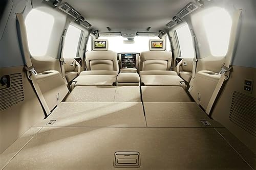 Miniatura 2 de Red de carga organizadora de maletero trasero para Nissan Armada 2005-2025 - Red de carga estilo sobre para SUV - Organizador de maletero de