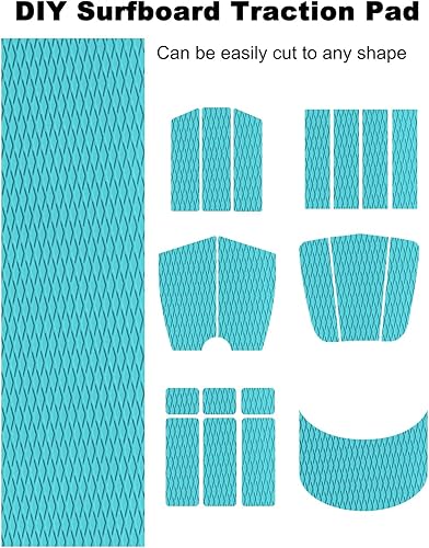 Miniatura 6 de Hjdeck Sufboard Pad universal de espuma EVA para suelo de lancha, hoja de cubierta autoadhesiva, antideslizante, tapete de agarre de cubierta para