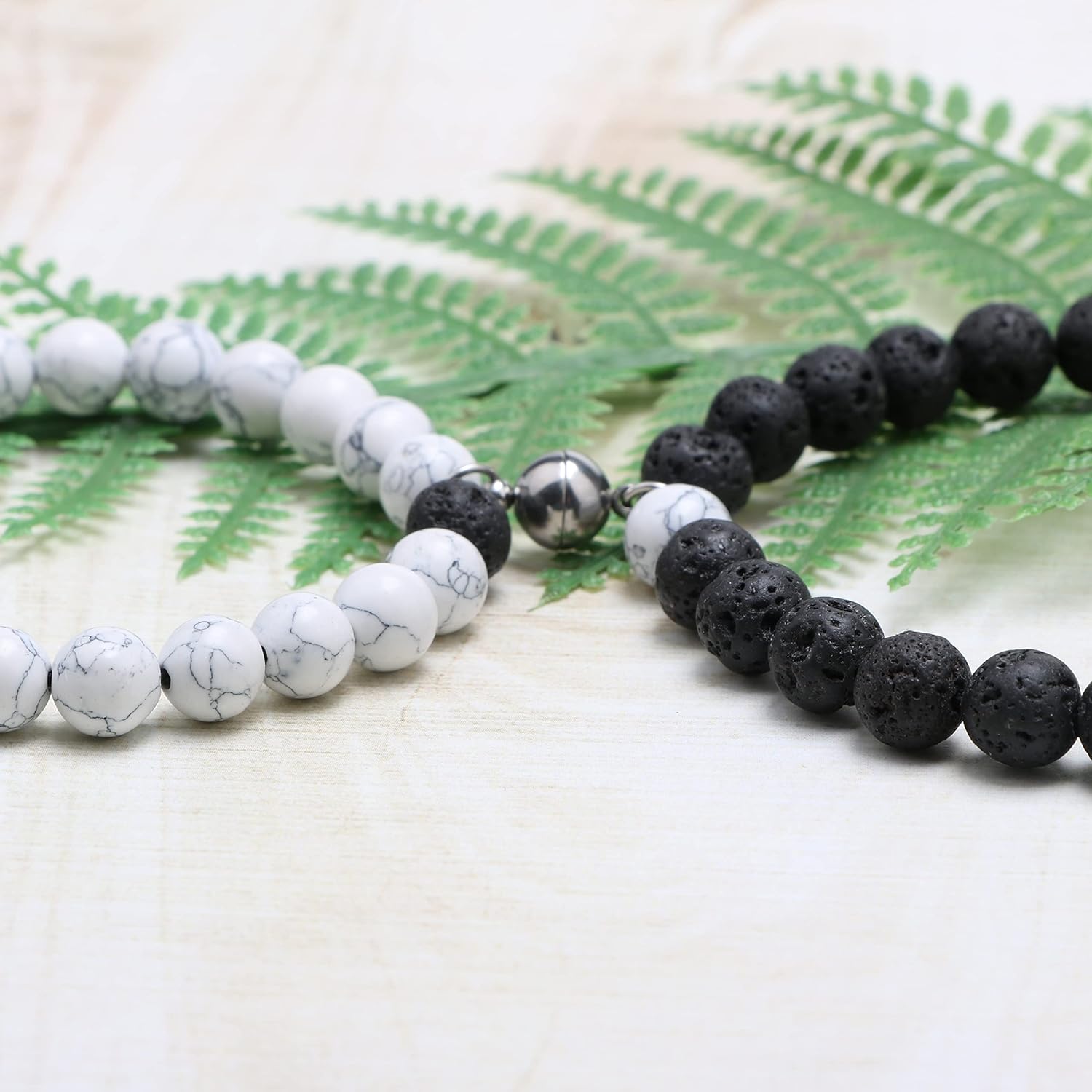 Matching Couple Bracelets - Connecting Love Bracelets For Him & Her With Magnetic Bells