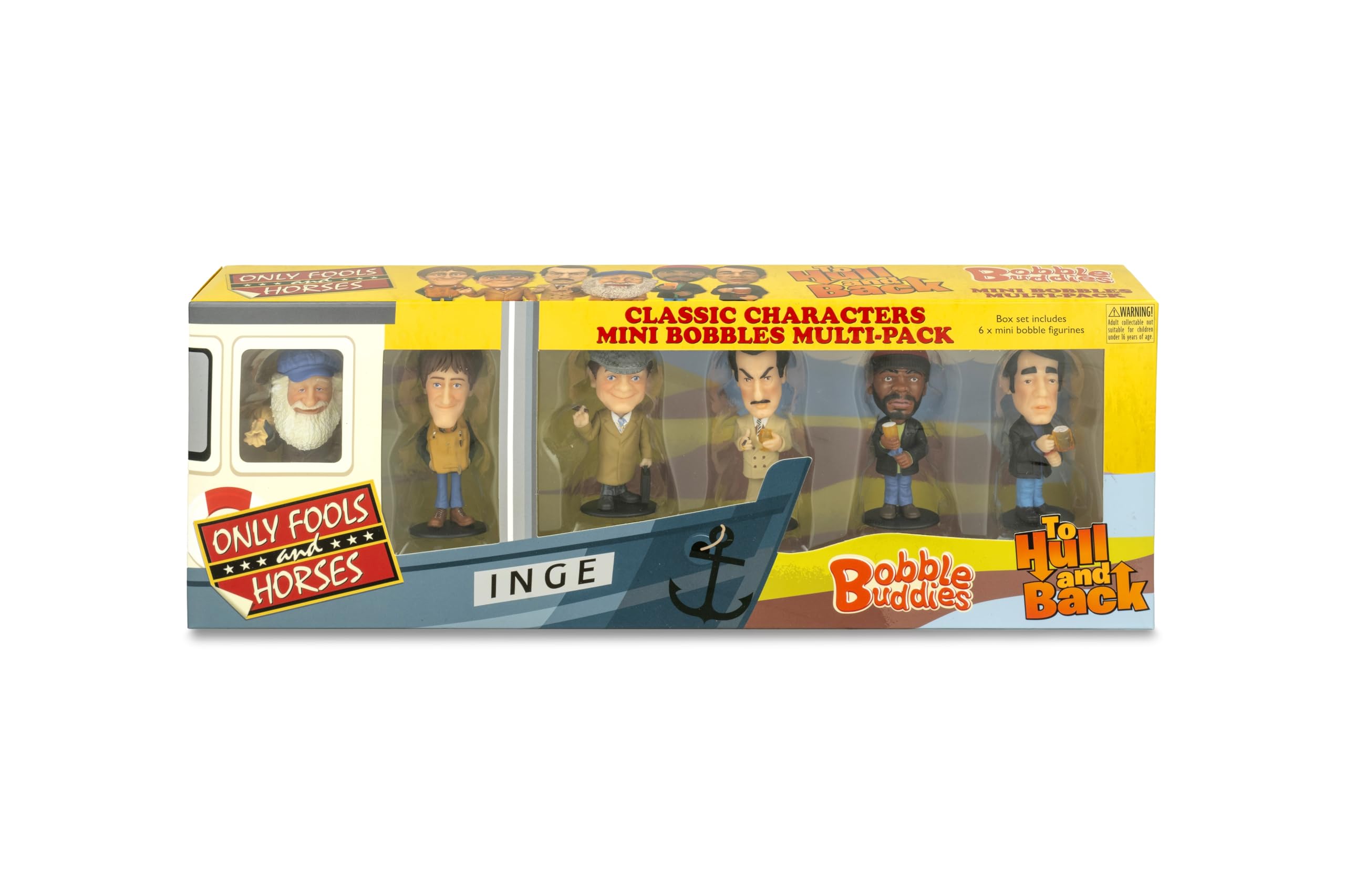 Only Fools and Horses To Hull and Back 6 piece Mini Bobble Head Bobblehead Limited Edition Exclusive Set Gift Box