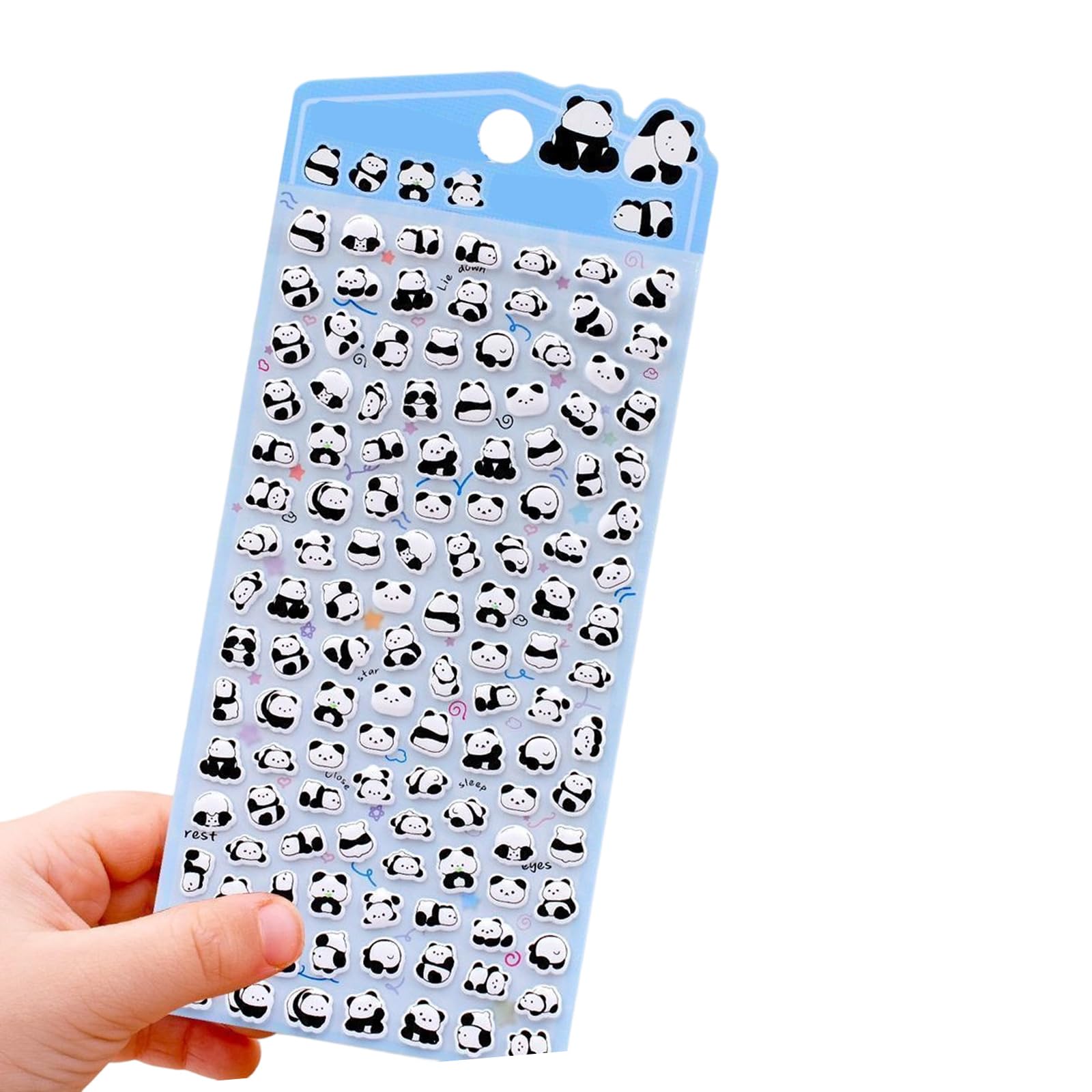 Psdndeww Girls Blue Adorable Puffier Sticker For, Puff Stickers For Tiny Sticker For Phone Case Notebook Handcraft For Scrapbooking