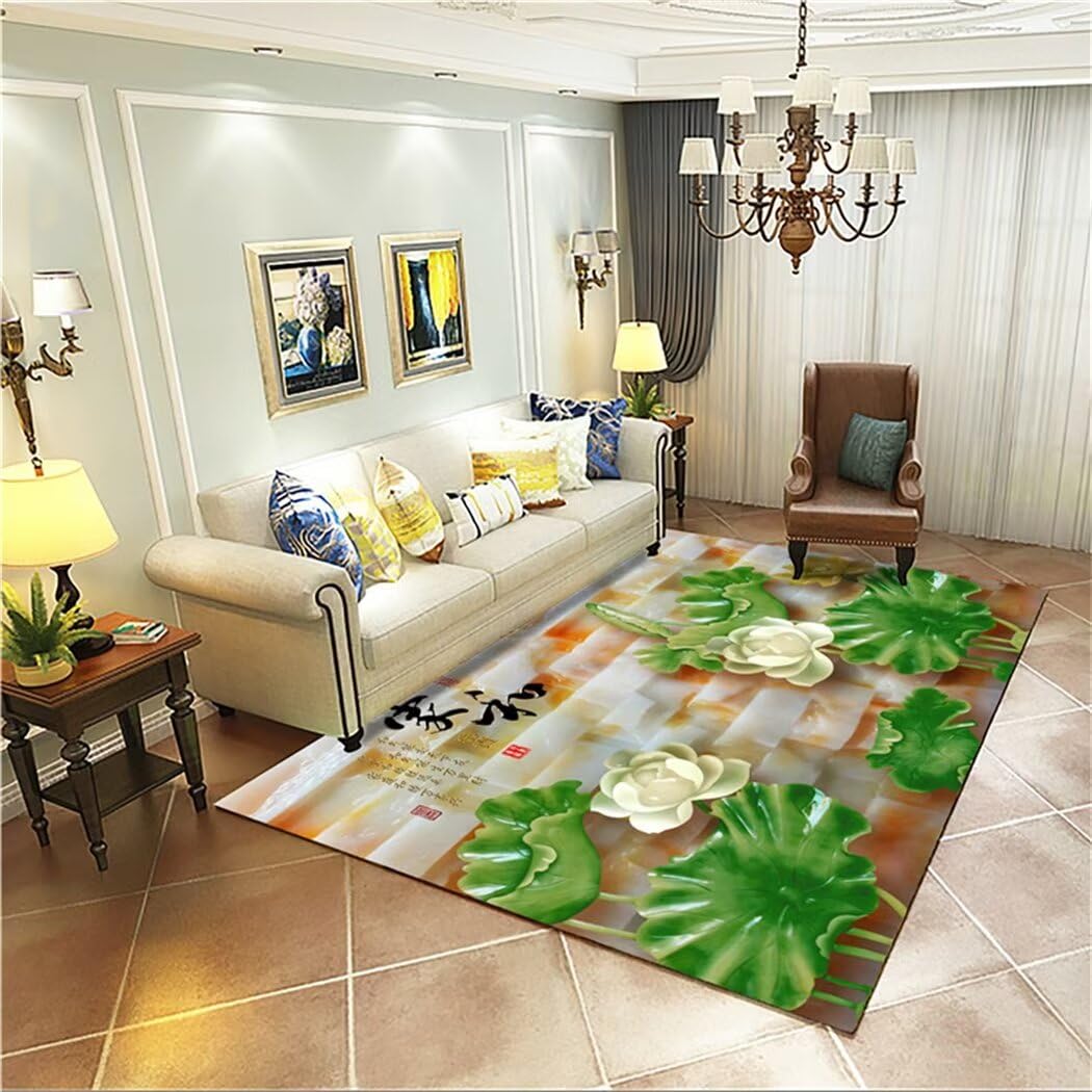 Tapis de style chinois antidérapant pour éviter les glissades au salon