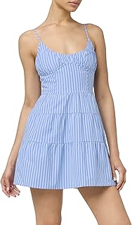 Womens Villa Collection Poplin Tiered Dress