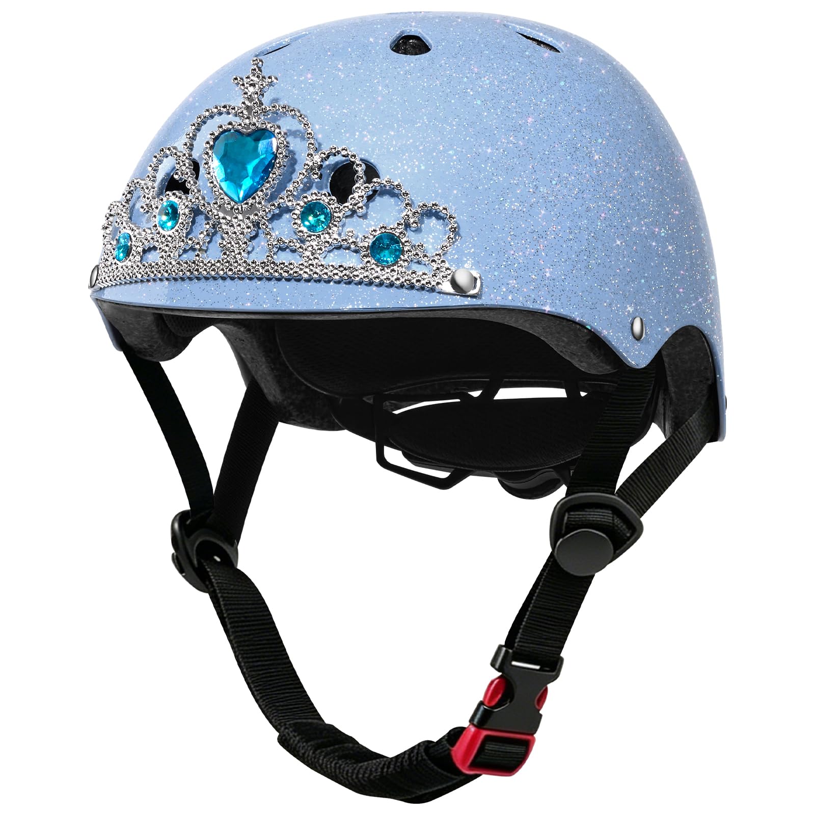 Odoland Kinder Fahrradhelm, leicht Radhelm für Jungen und Mädchen 3–8 Jahre, Skaterhelm 48–54 cm verstellbar & atmungsaktiv Kinderhelm für Radfahren Skaten Scooter