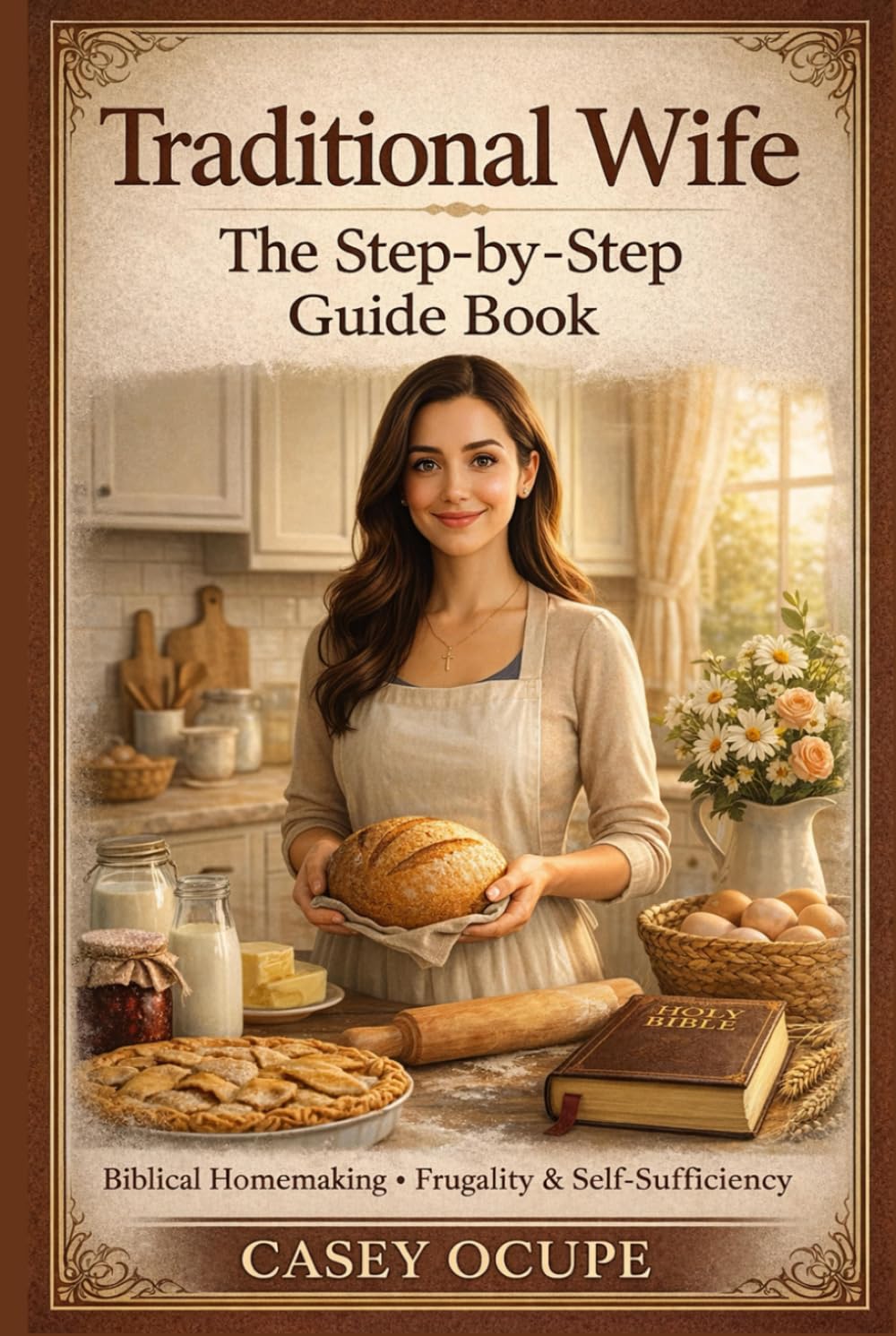 Traditional Wife the Step-by-Step Guide Book: A Practical Guide to Homemaking, Homeschooling, and Biblical Womanhood for Modern Wives and Mothers (Self-help, religion, how-to)