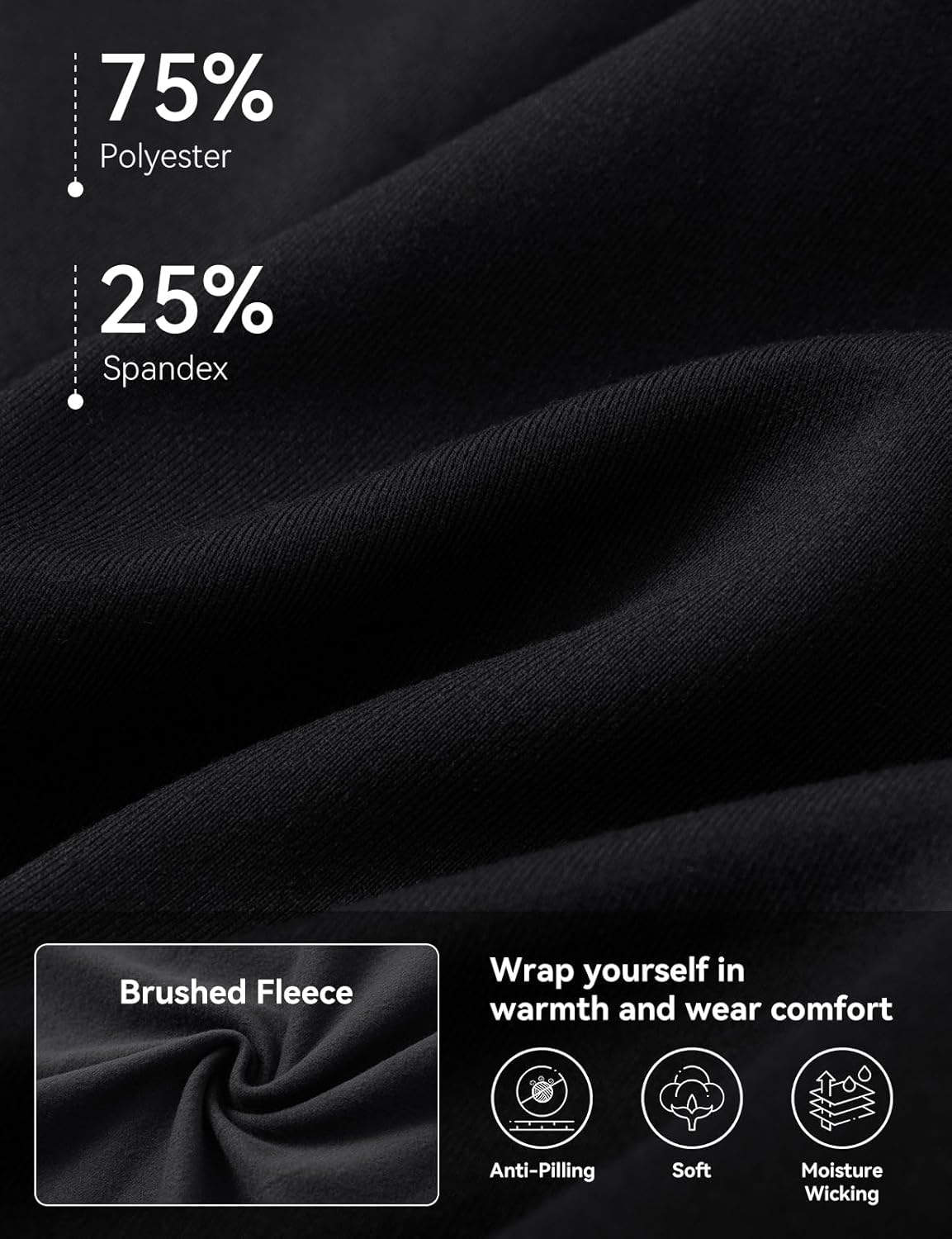 baleaf Women's Fleece Running Jackets Full Zip Warm Sweatshirts Jackets Winter Cold Weather Workout Athletic Sports Leisure - Image 4