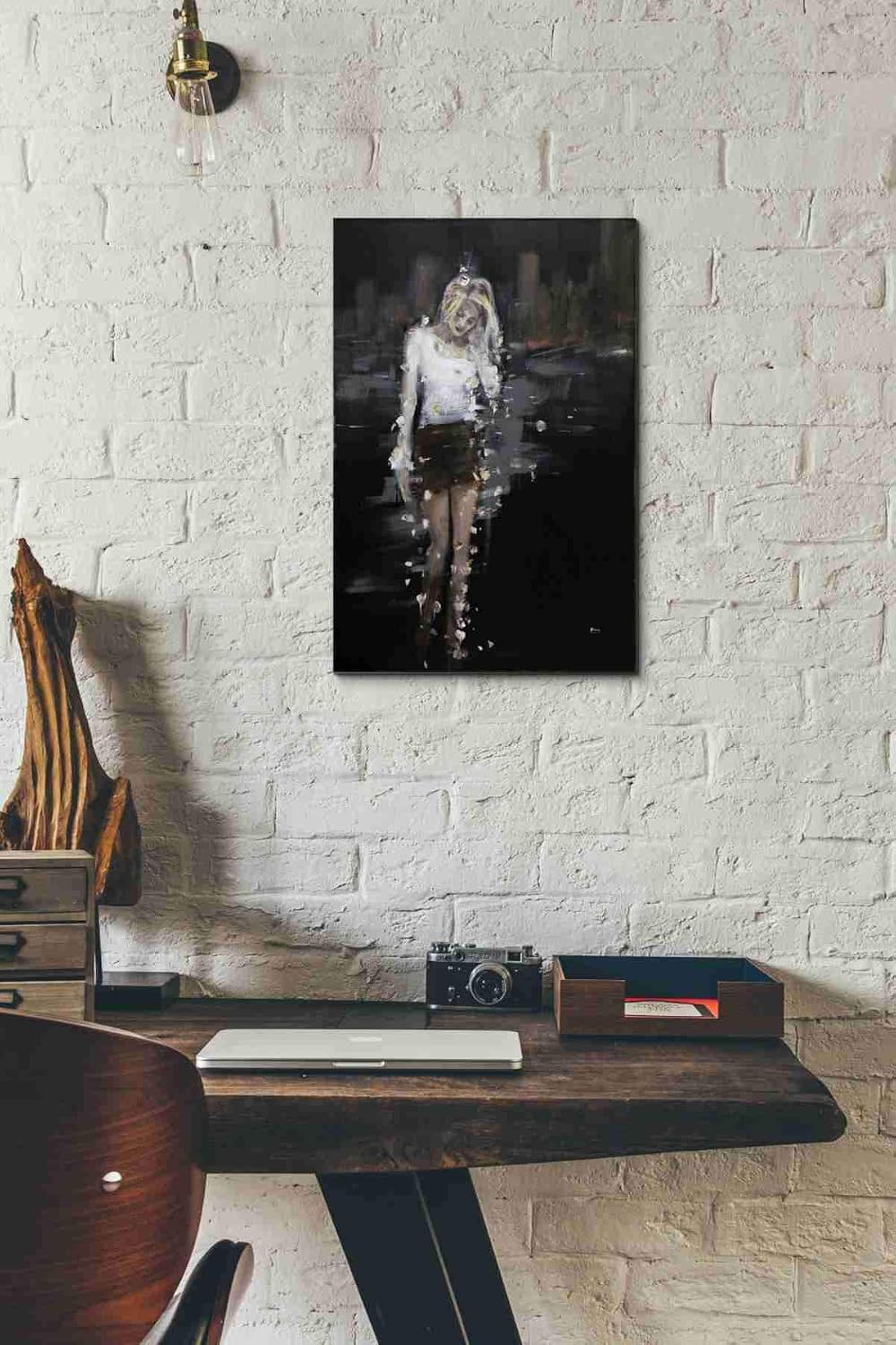 Epic Graffiti 'After' by Oscar Alvarez Pardo, Canvas Wall Art, 12"x18"