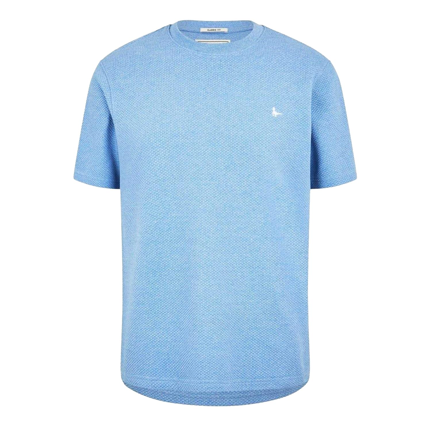 Jack Wills Men's Jw Bubble Texture Regular Fit T-Shirt - Sky - XL