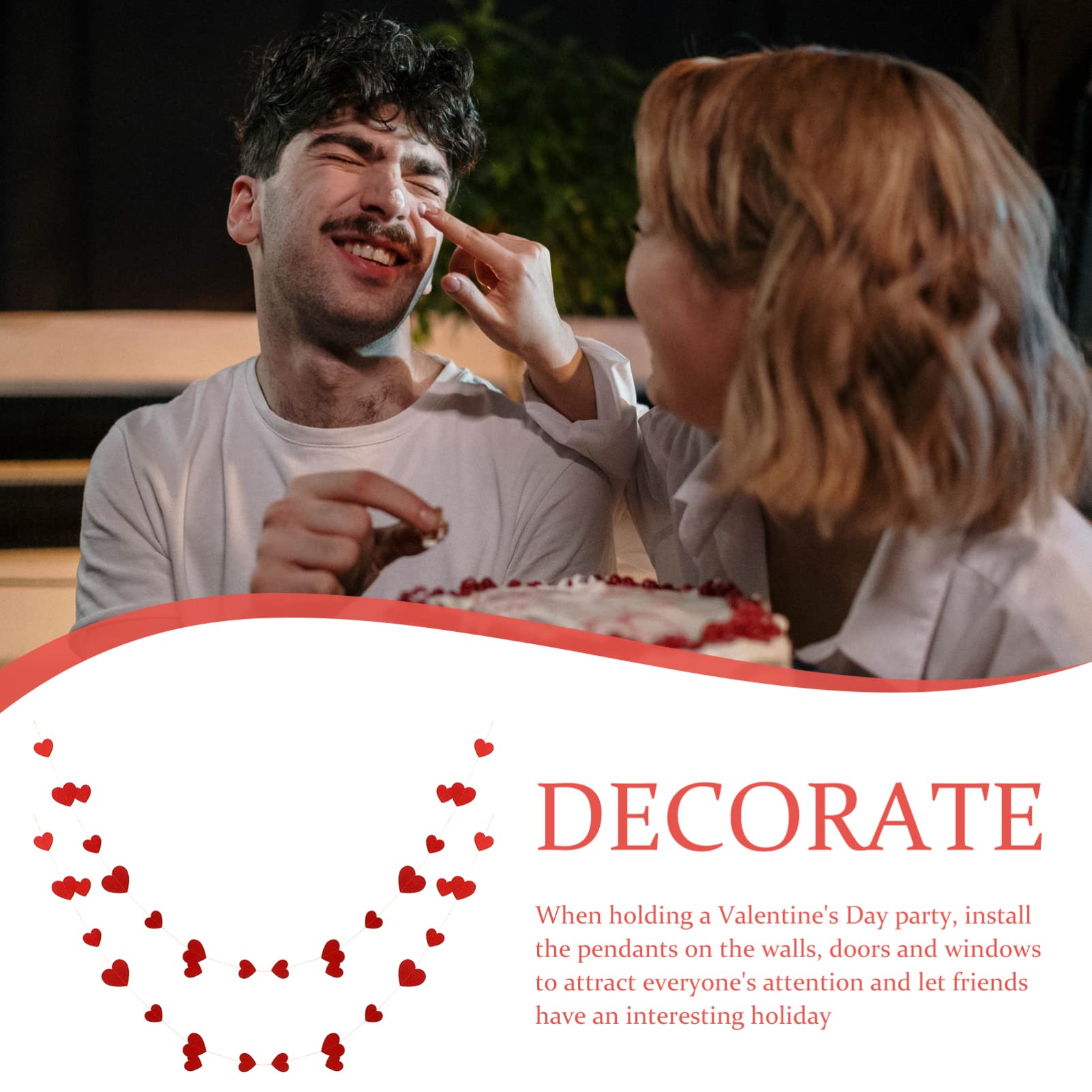 Abaodam Hängende Herzgirlande Aus Glitzer Für Valentinstag Teiliges Dekoration Für Hochzeiten Partys Und Zuhause Kreative Raumgestaltung Für Jeden Anlass