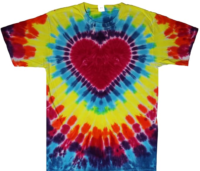 Rainbow tie dye shirt womens Clearance