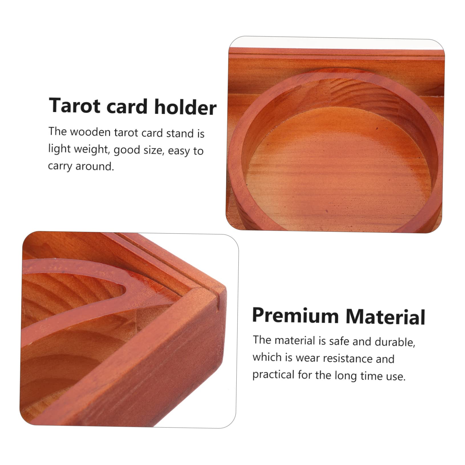 per Carte Tarot con Vassoio Portaoggetti per e Meditazione Design Fase Lunare Accessorio per Tarocchi Compatto e Resistente per Uso e Spirituale
