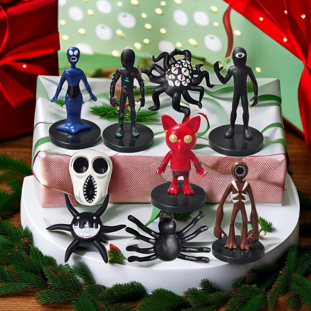 9 PCS Action Figure Toys Model Dolls Children's Gifts Halloween Thanksgiving Christmas Birthday Party Toys - Image 3